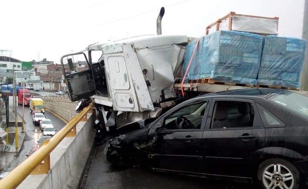 Por lluvias, se registran 14 accidentes automovilísticos en Zacatecas