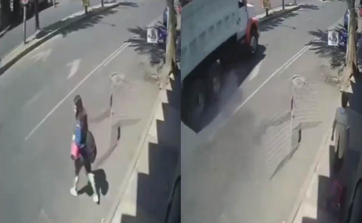 Detienen a conductor de camión por atropellar a mujer y huir en Tláhuac