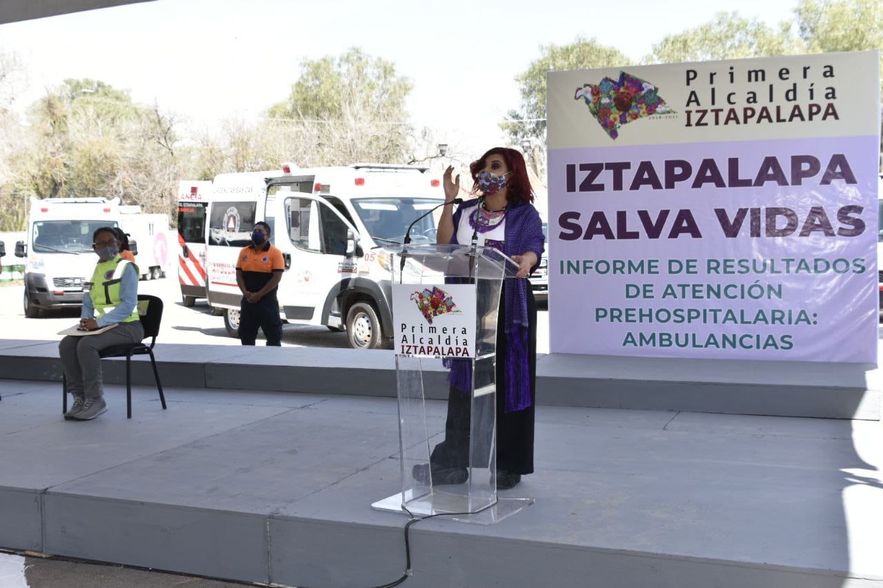 Iztapalapa redujo el tiempo de respuesta a emergencias: Clara Brugada 