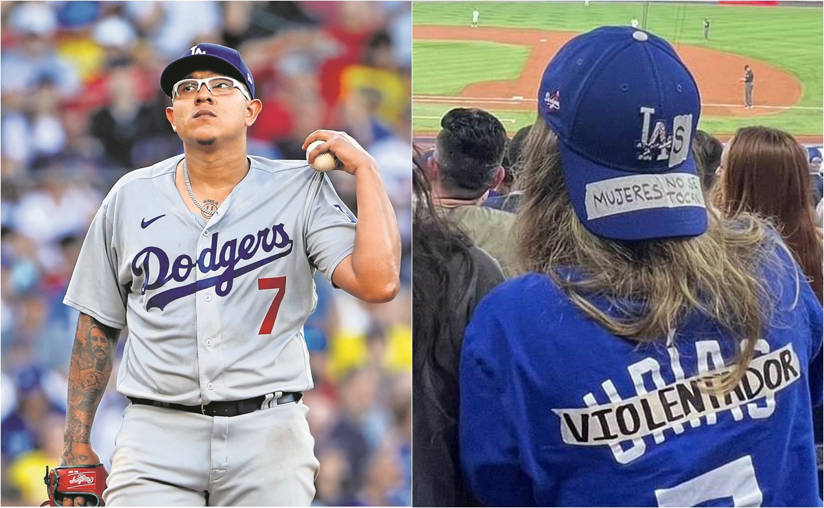 Julio Urías y el fuerte repudio de dos aficionadas de los Dodgers: Las mujeres no se tocan