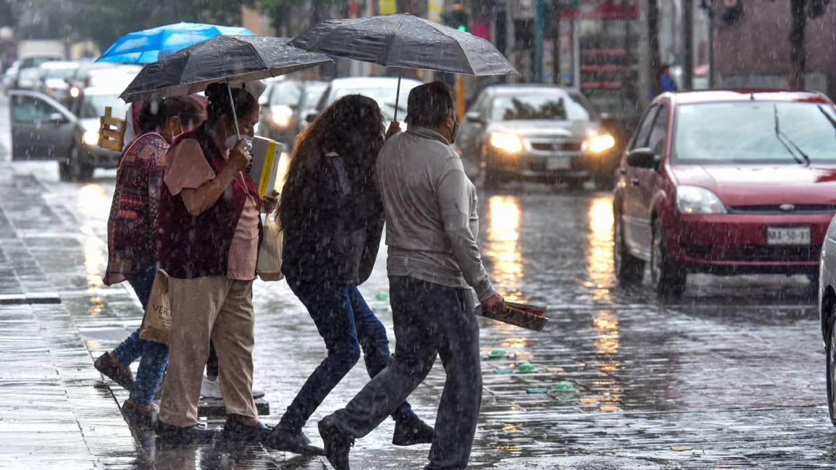 ¡Saca el paraguas! ¿A qué hora lloverá en la CDMX?