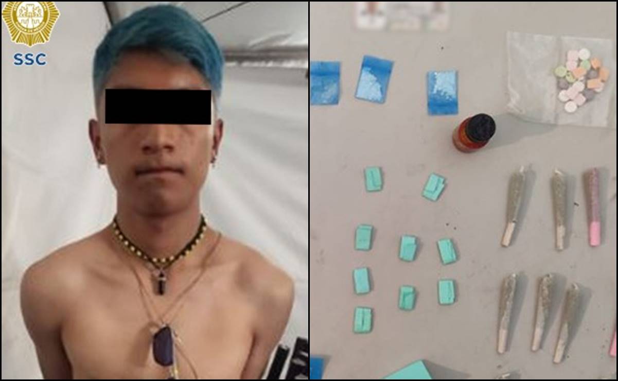 EDC 2023: Detienen a joven en posesión de "popper", mariguana, cocaína y LSD