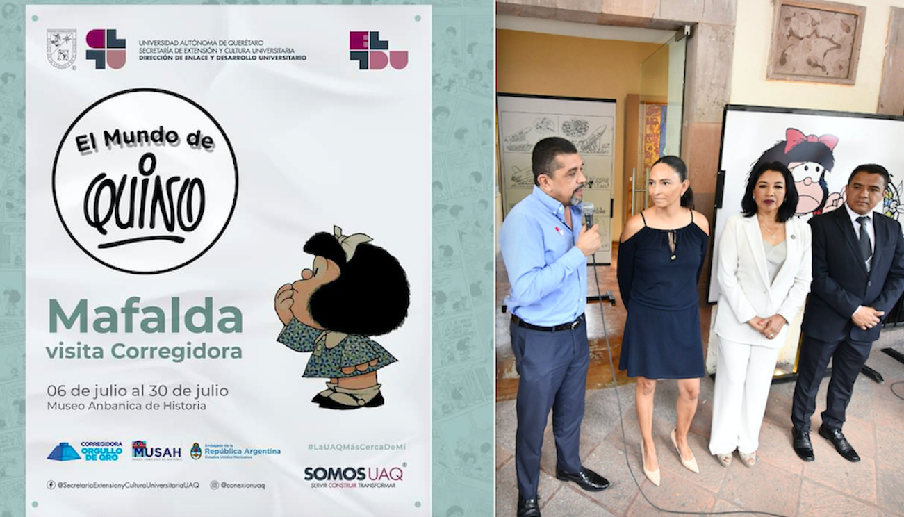 Mafalda ya está de visita en Corregidora 
