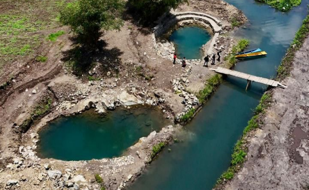 Lago de Pátzcuaro recupera flujo de agua con la rehabilitación de manantiales