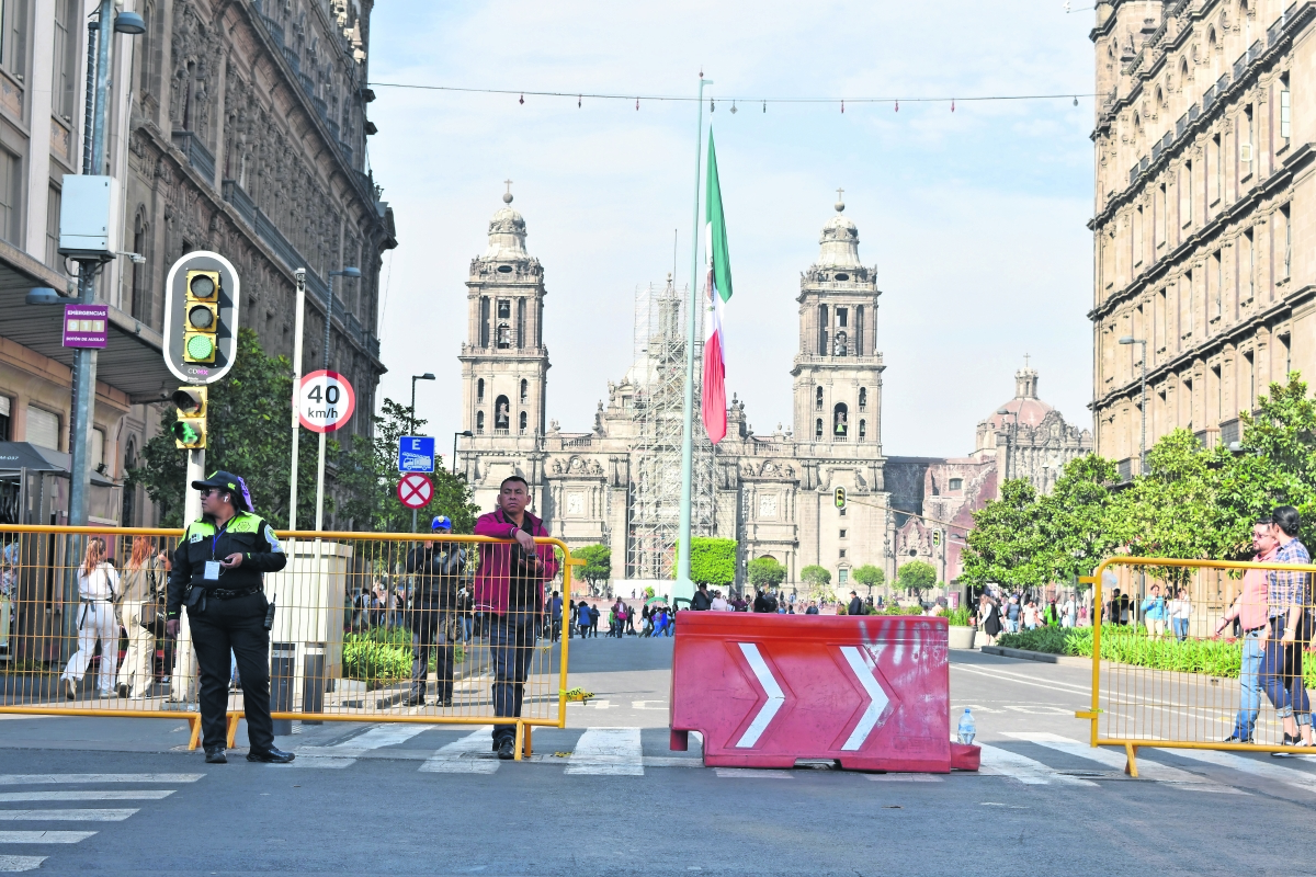 Trabajos de peatonalización del circuito del Zócalo de CDMX iniciarán el próximo 19 de febrero