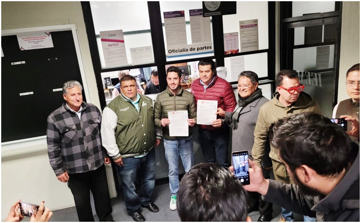 Morena, PT y PVEM solicitan ante el IEEM registro de coalición
