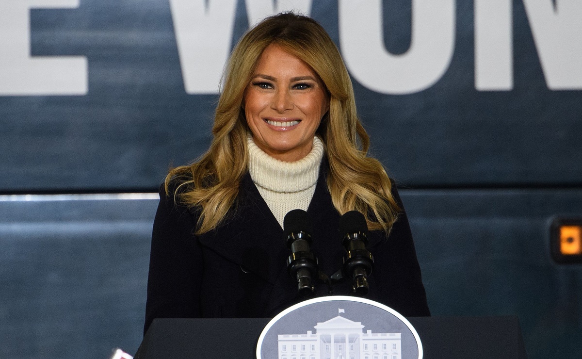 El look de lujo con el que Melania Trump asistió al evento anual de los Marines