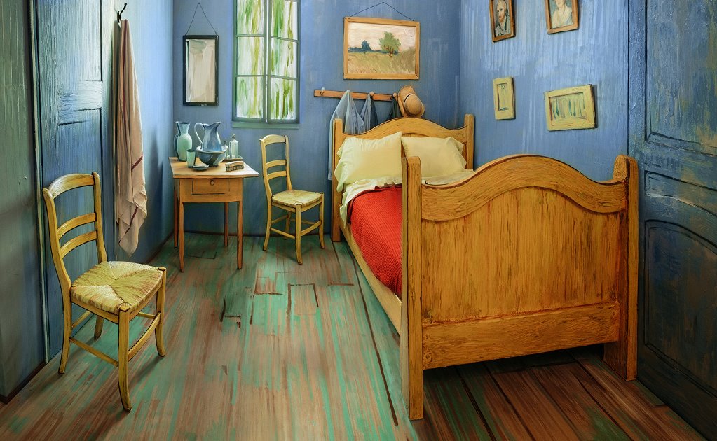 Recrean y alquilan habitación de Van Gogh