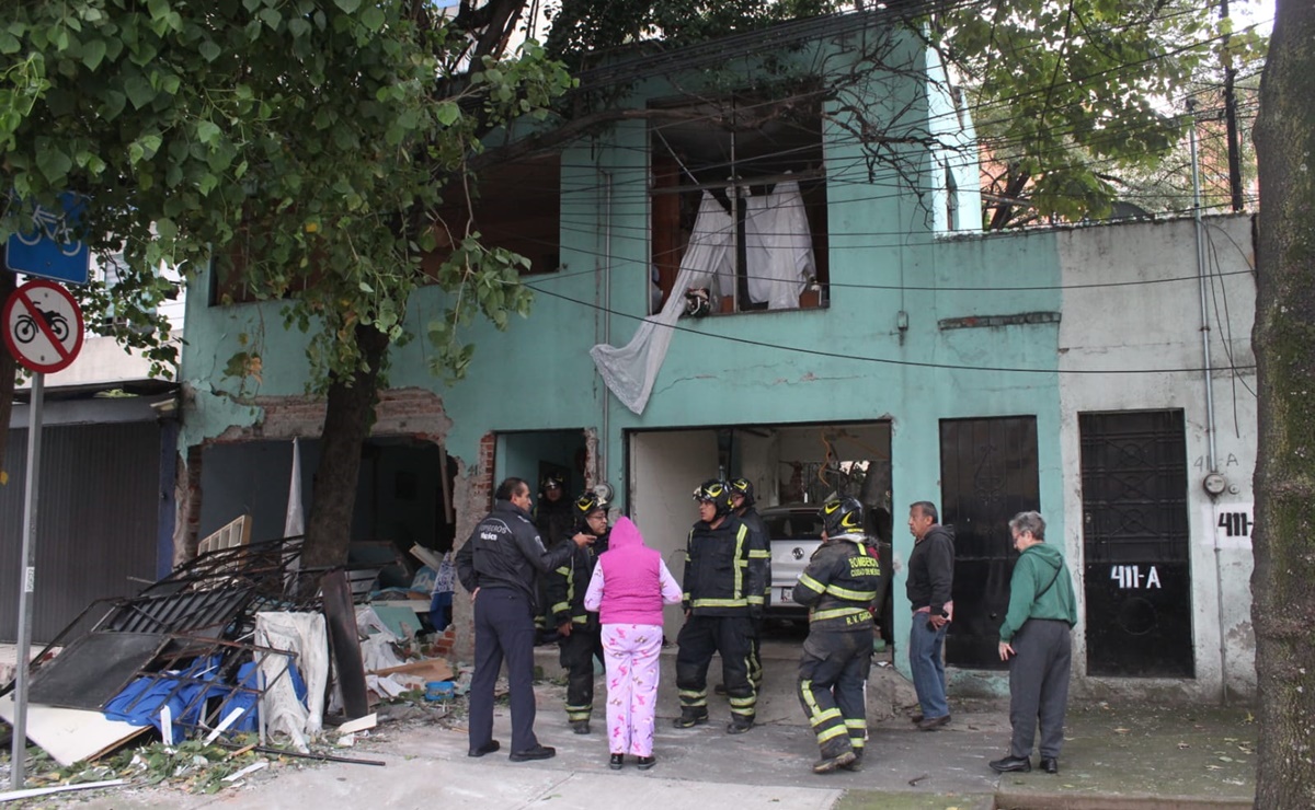 Explosión por acumulación de gas en alcaldía Benito Juárez; causa daños en vivienda sin víctimas reportadas