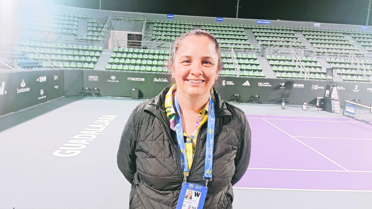 A Cristina Romero su pasión por el tenis la llevó a cumplir un gran anhelo