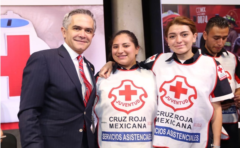 Gobierno de la CDMX promete donar 17 mdp a Cruz Roja Mexicana 