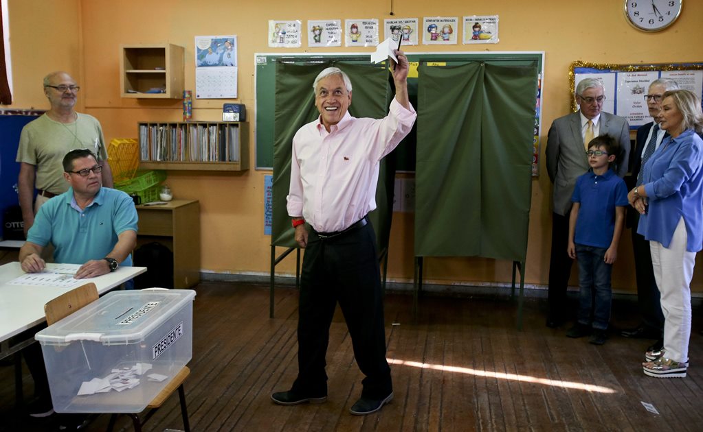 Ex presidente Piñera gana elecciones presidenciales de Chile