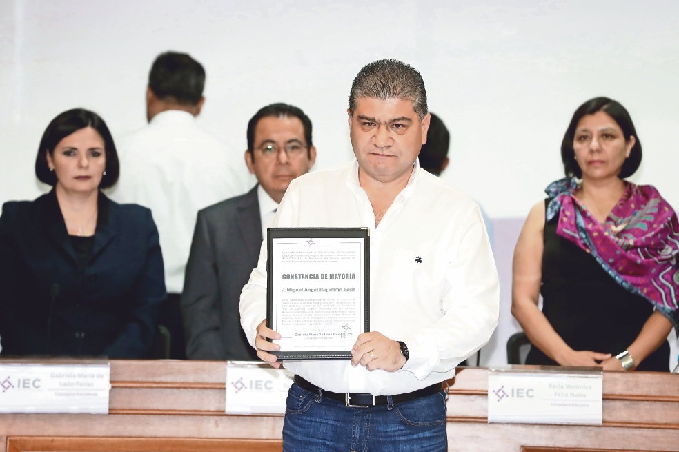 Riquelme, gobernador electo de Coahuila: IEC