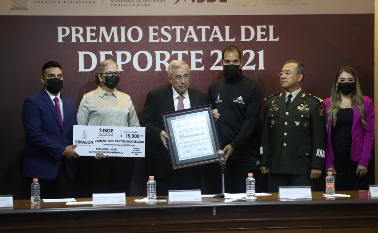 Gobierno de Sinaloa entrega premios a deportistas de excelencia 
