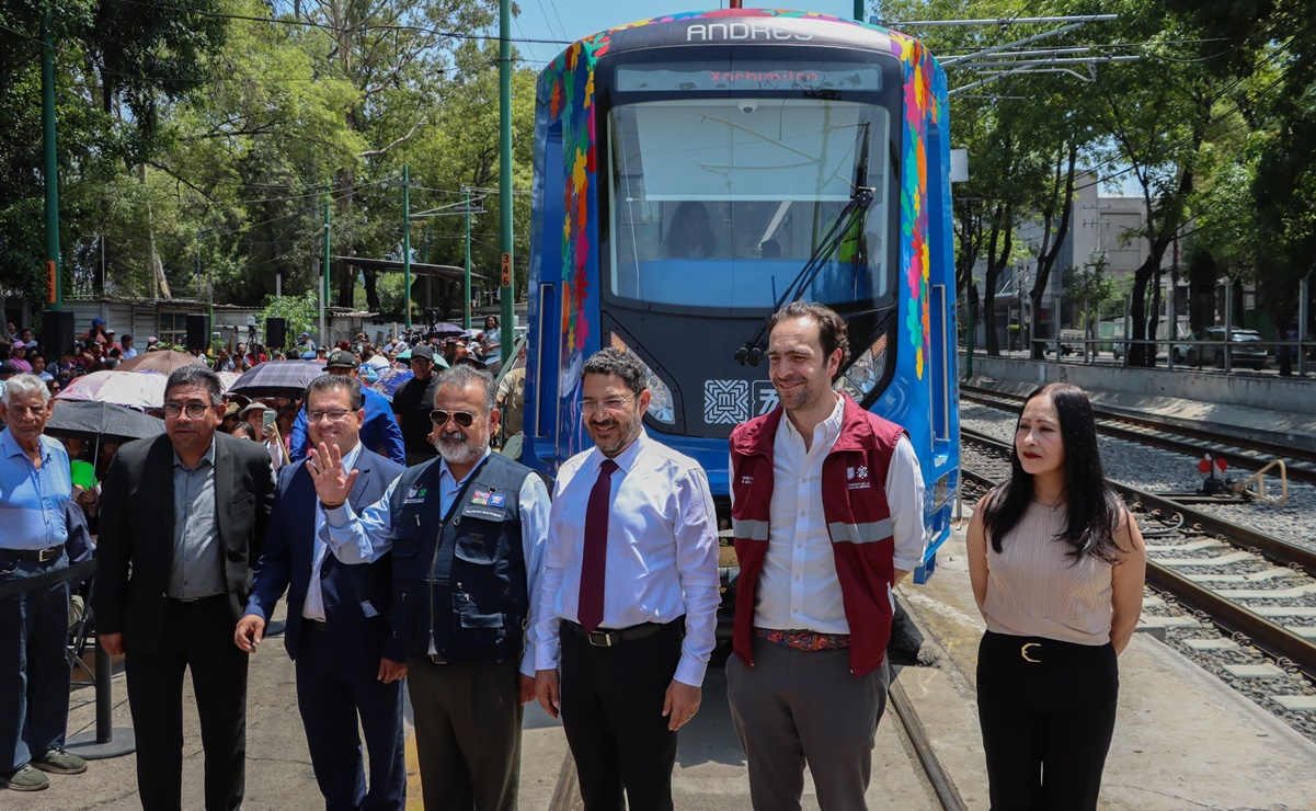 "Francisco", "Luis" y "Andrés": las nuevas unidades de última generación del Tren Ligero