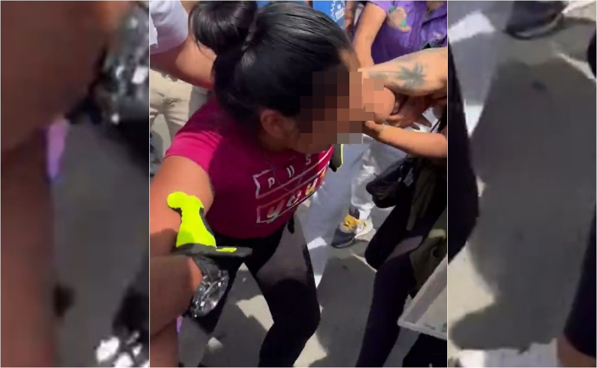 Policía intenta arrestar violentamente a niña migrante que vendía fruta en parque de Manhattan. VIDEO