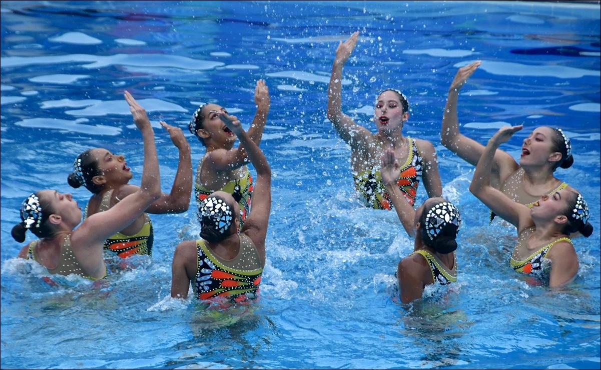 México se lleva el oro en equipo libre en natación artística en los Juegos Centroamericanos y del Caribe 2023