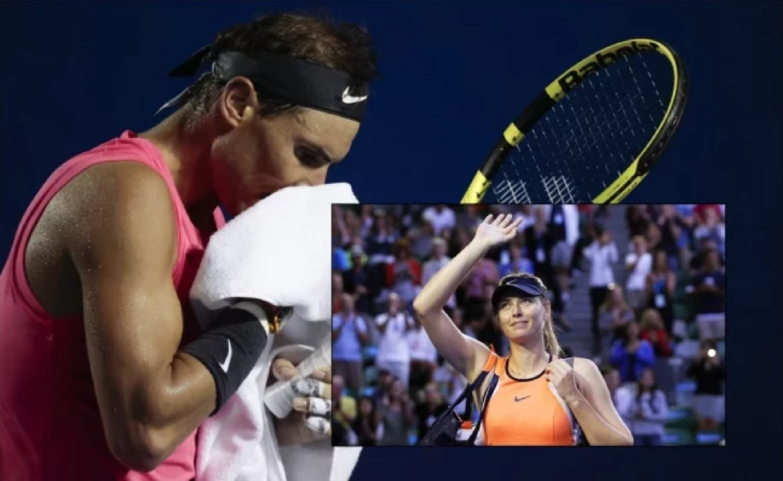 El mensaje de Rafael Nadal a Maria Sharapova 