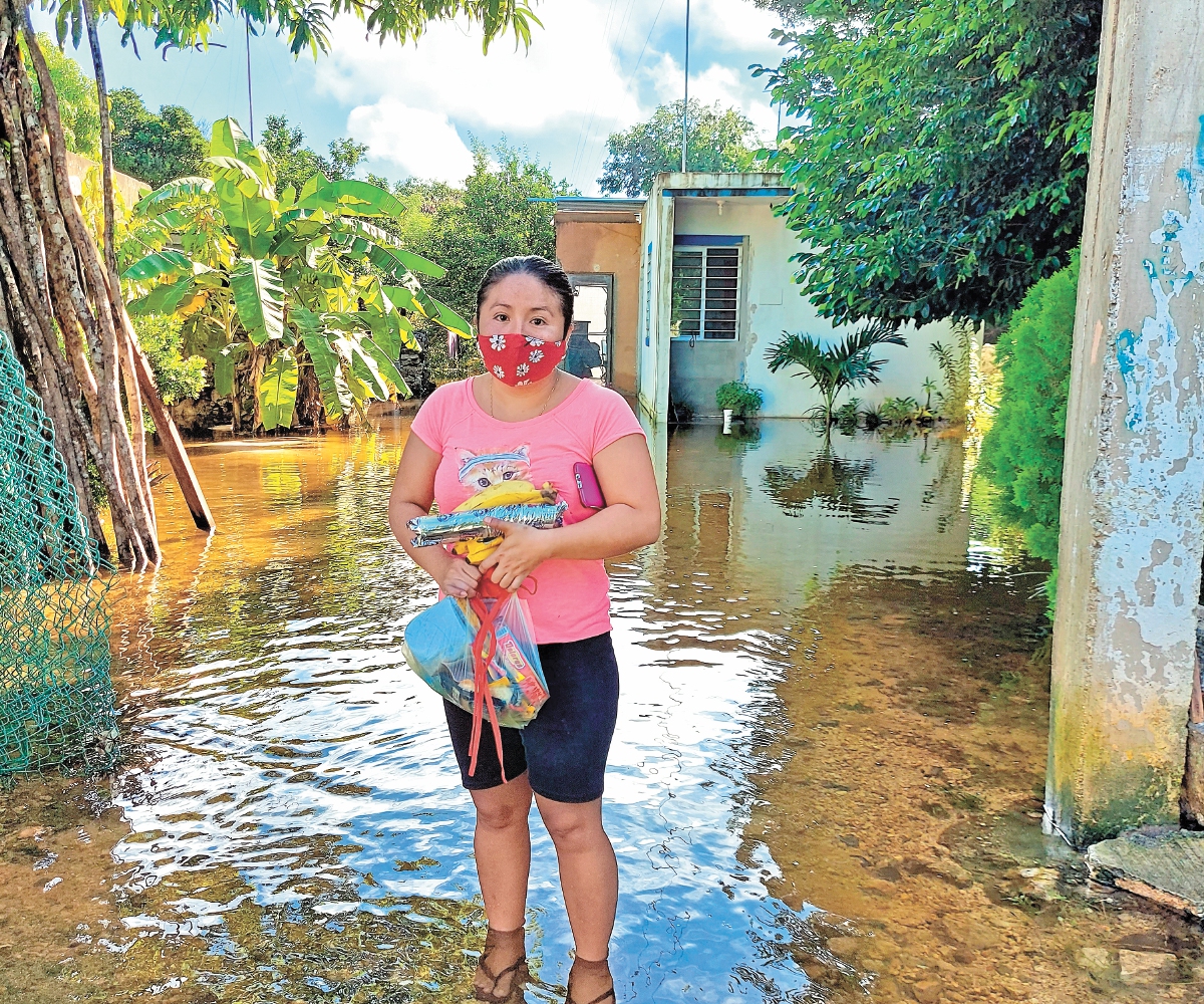 Pierden de nuevo su hogar tras paso de "Delta", en Mérida