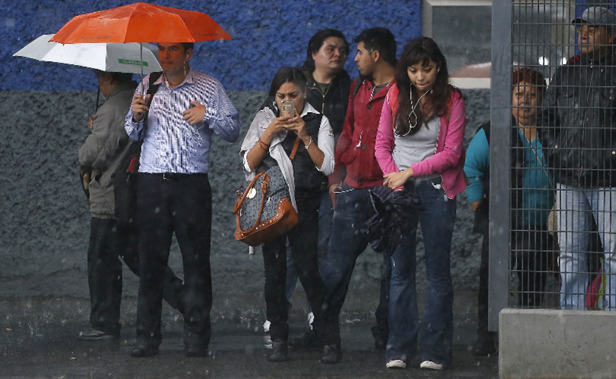 Pronostican lluvias y granizo en el Valle de México