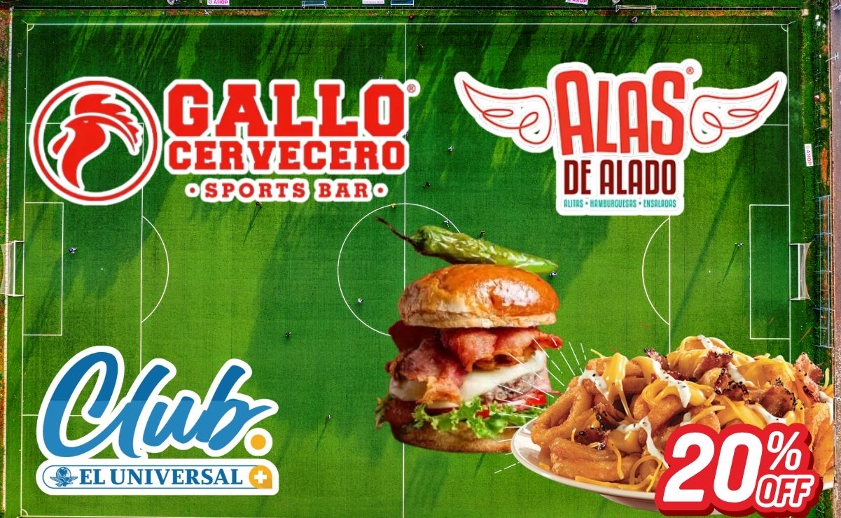 Con Club EL UNIVERSAL obtén descuentos especiales en Gallo Cervecero y Alas de Alado.  |  Imagen: especial.