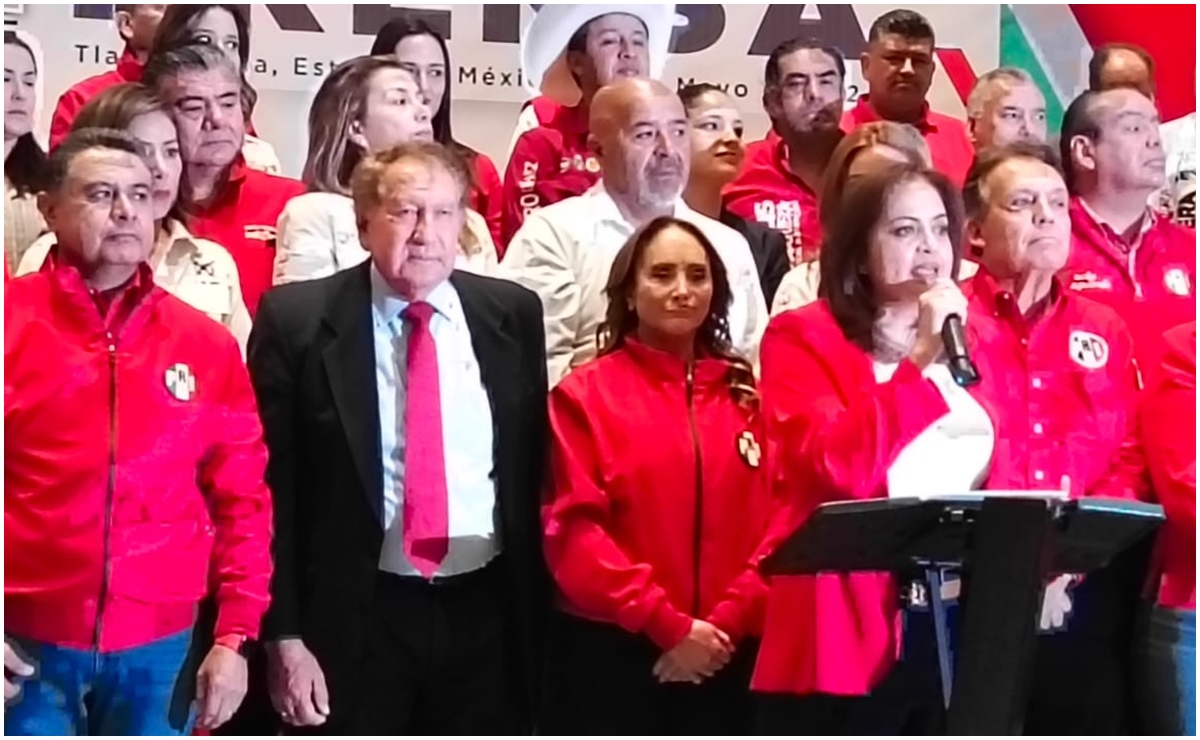 Alejandra del Moral “no se lleva nada del  PRI”, afirma Arturo Montiel en su reaparición apoyando al partido