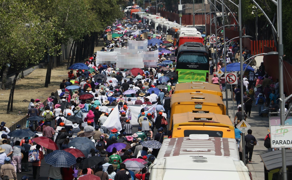 Prevén 4 movilizaciones en la Ciudad de México