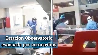 Evacuan estación del Metro Observatorio por posible caso de Covid-19