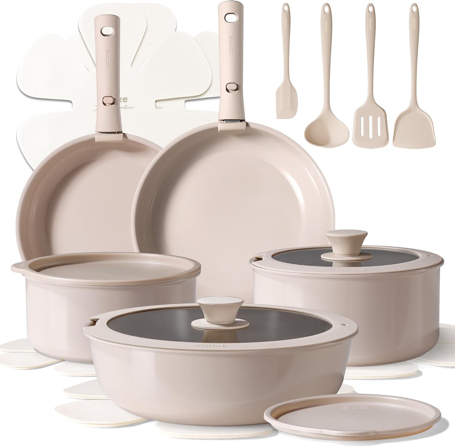 CAROTE Batería de Cocina 19 Piezas