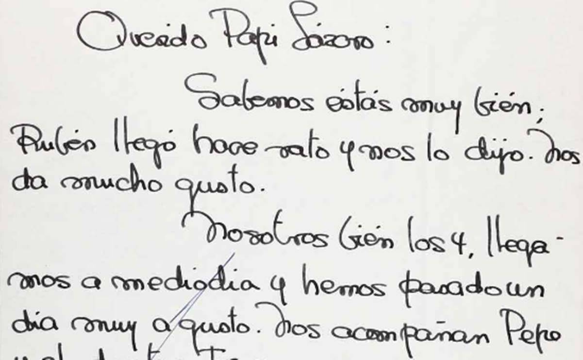 "Papi Lázaro", las cartas de Celeste Batel y Cuauhtémoc al expresidente Cárdenas