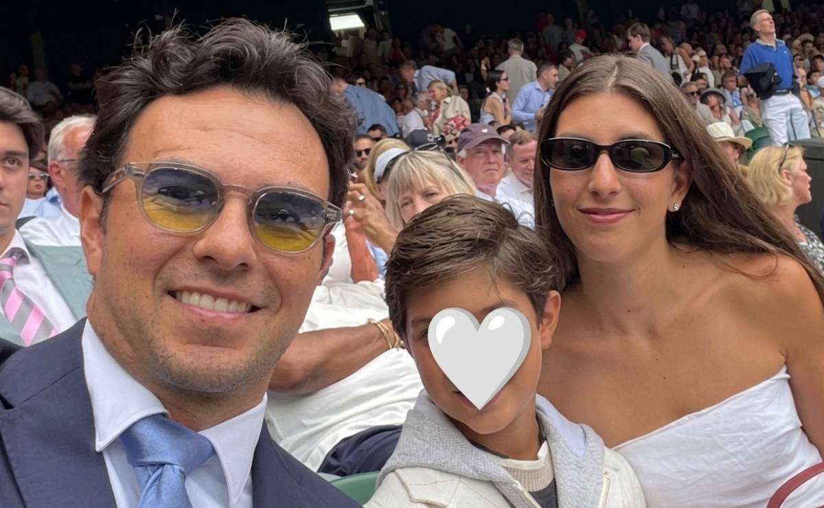 Hijo de Sergio ‘Checo’ Pérez y Carola Martínez conoce a Jannik Sinner en Wimbledon 2026