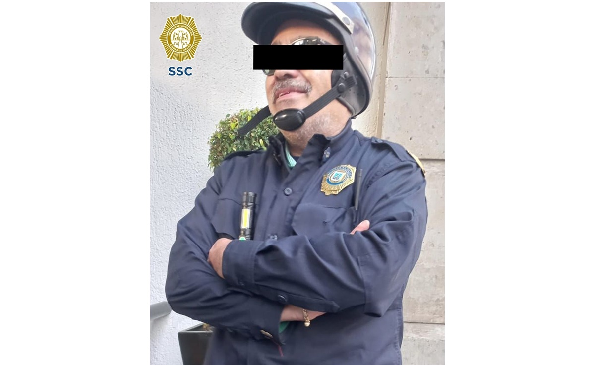 Poli pirata: Cae hombre que se hacía pasar por oficial de la SSC- CDMX en la Venustiano Carranza 