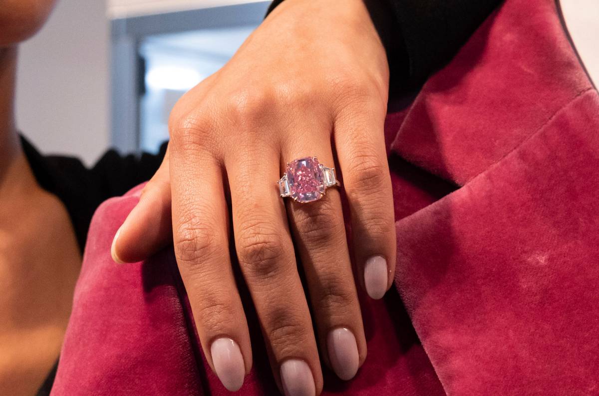 El diamante 'Eternal Pink', raro y exclusivo, podría establecer un récord de ventas por más de 35 millones de dólares