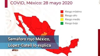 López-Gatell explica por qué México está en semáforo rojo