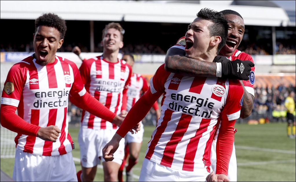 'Chucky' Lozano marca el gol del triunfo del PSV