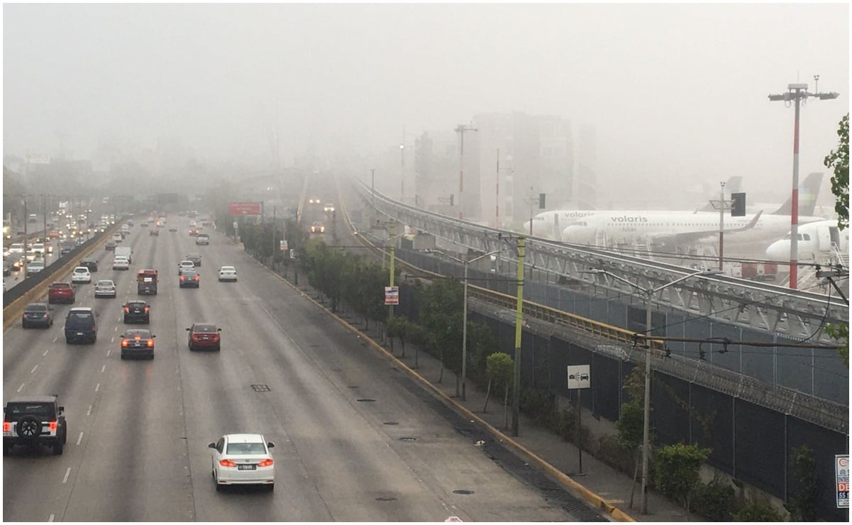 AICM reanuda operaciones tras banco de niebla 