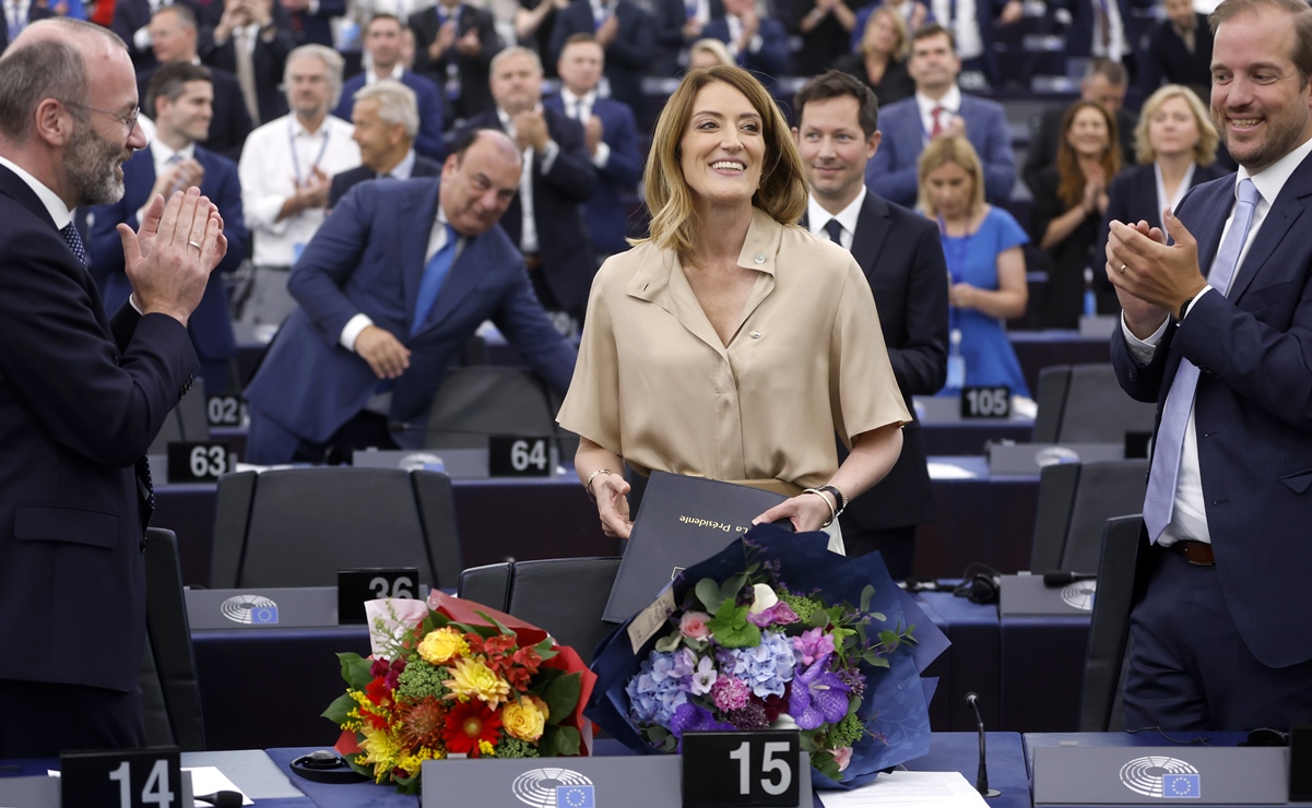 Nuevo Parlamento Europeo abre legislatura y reelige a Roberta Metsola como presidenta