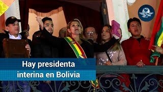 Senadora opositora se proclama presidenta de Bolivia en sesión legislativa sin quórum