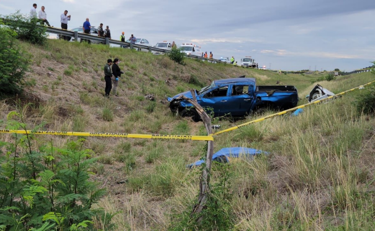 Accidente deja dos adultos y un bebé muertos en Navolato, Sinaloa; hay otros dos lesionados