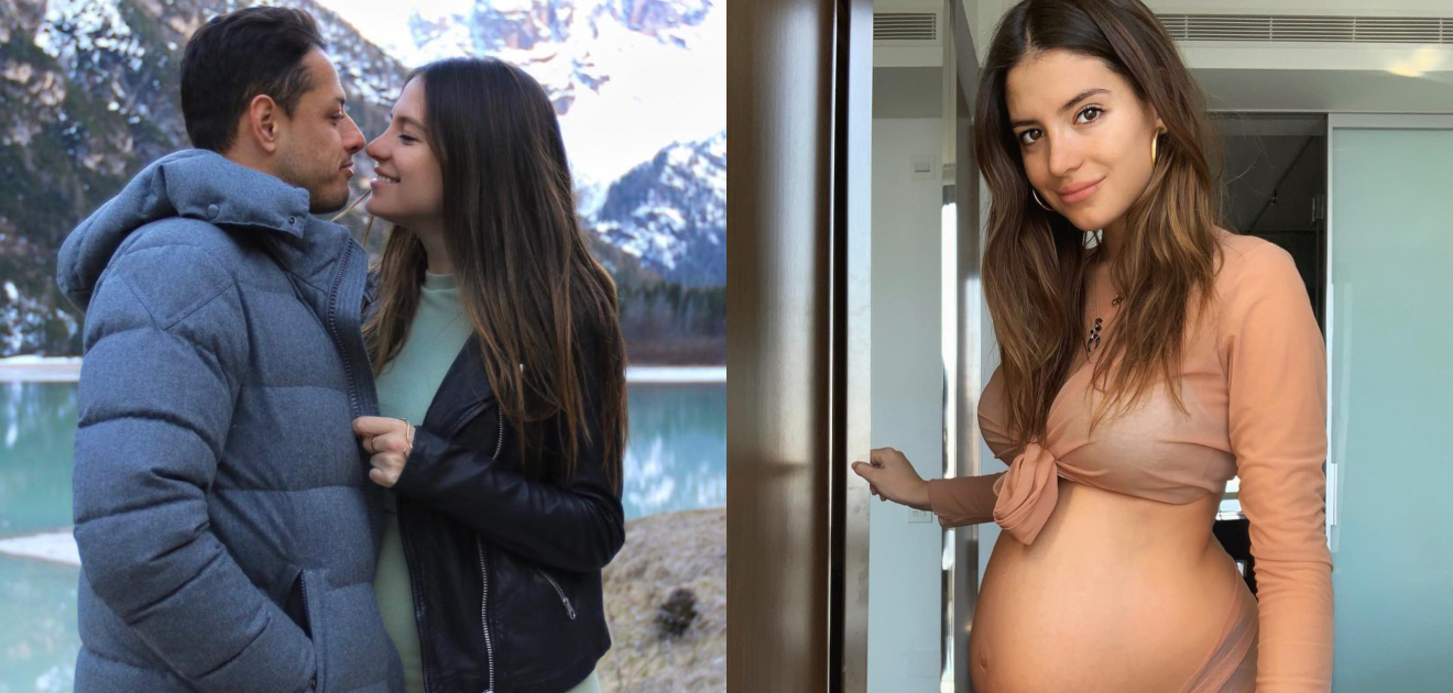 Sarah Kohan, esposa de Chicharito, se desnuda y presume su baby bump 
