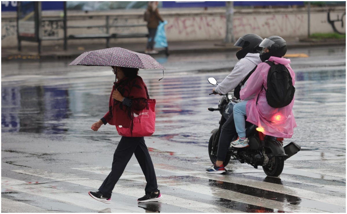 ¡No olvides tu paraguas! Activan Alerta Amarilla por lluvias y vientos fuertes en 9 alcaldías de CDMX