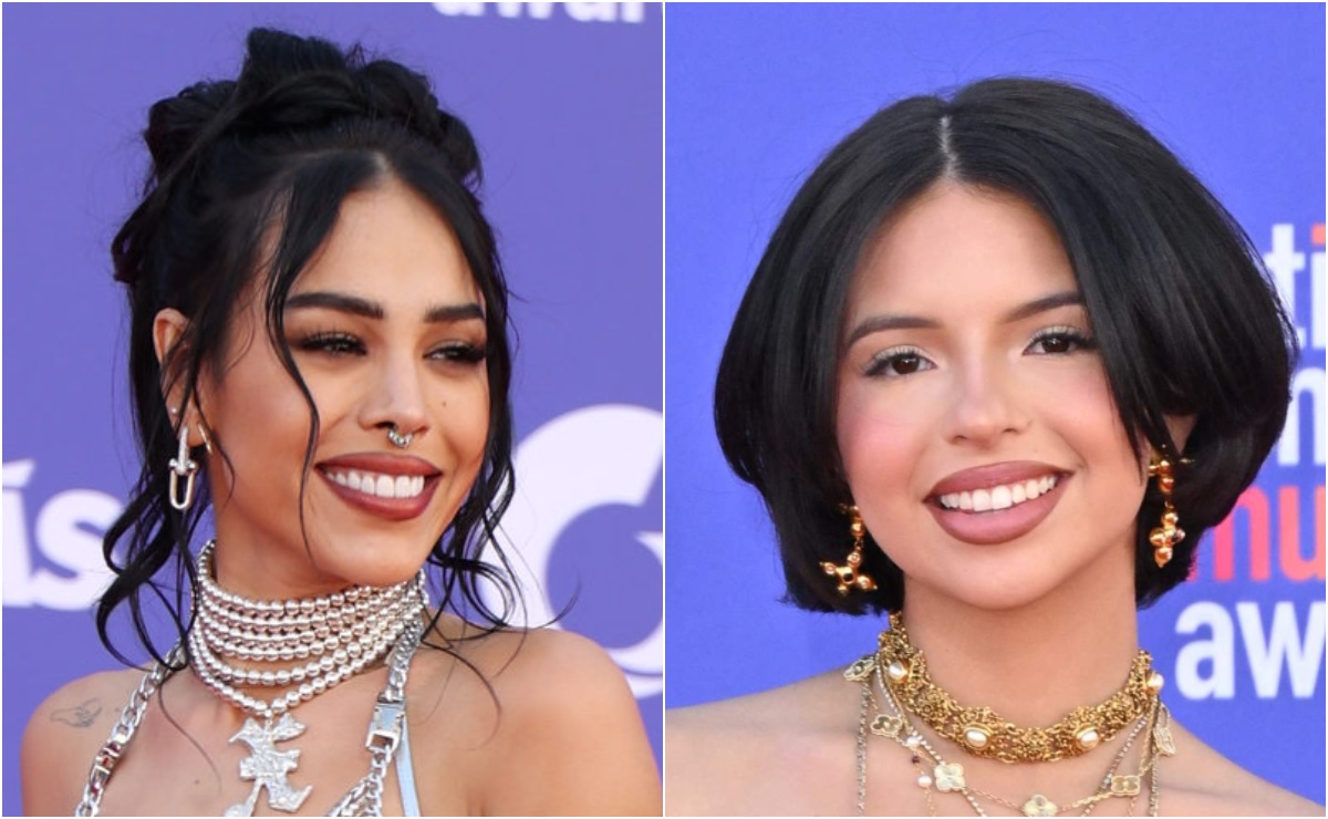 Danna Paola y Ángela Aguilar sorprenden al compartir el mismo escenario