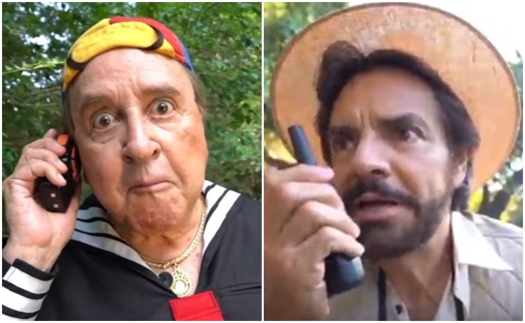 ¿Qué hace Kiko con Eugenio Derbez en la selva?