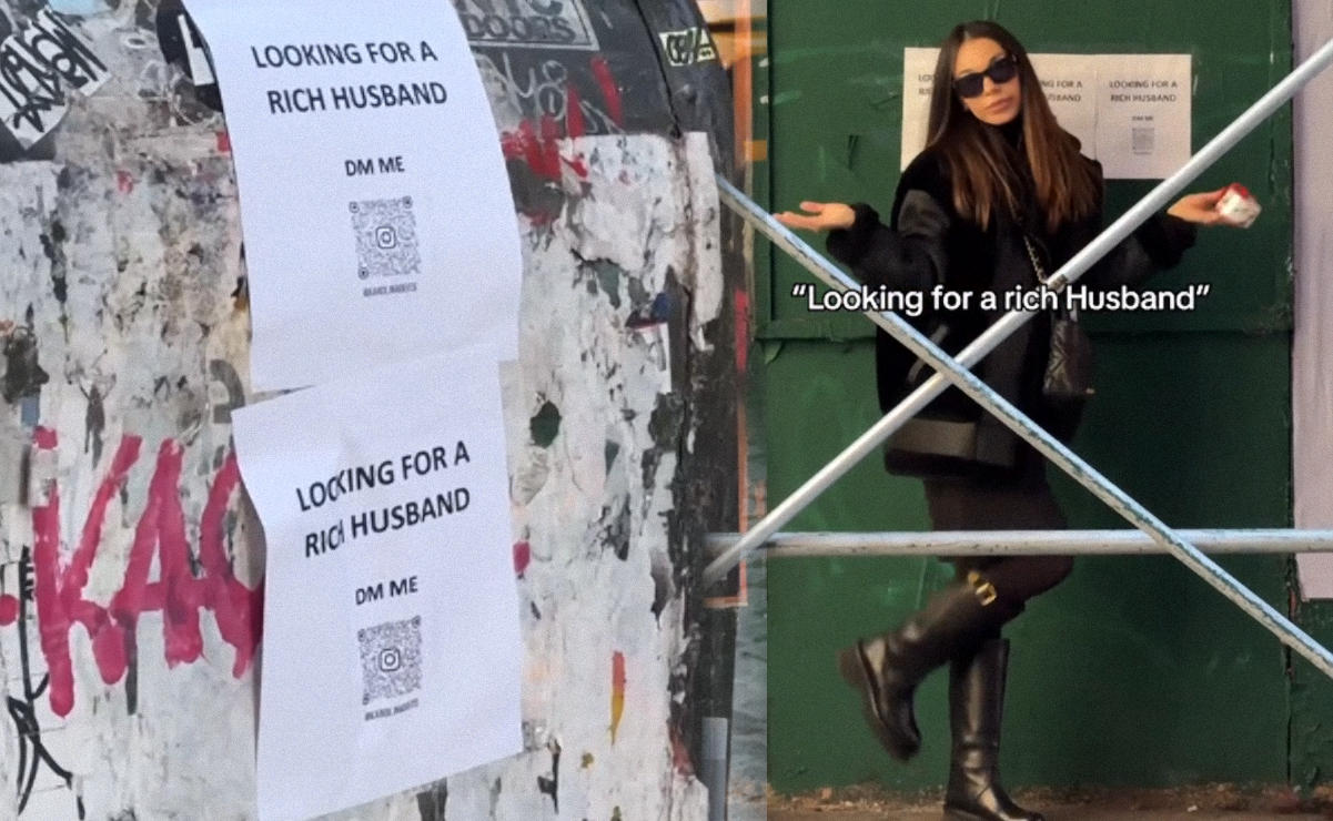¿Lo encontrará antes del 14 de febrero? Mujer pone anuncios para hallar "esposo rico" y causa revuelo en TikTok