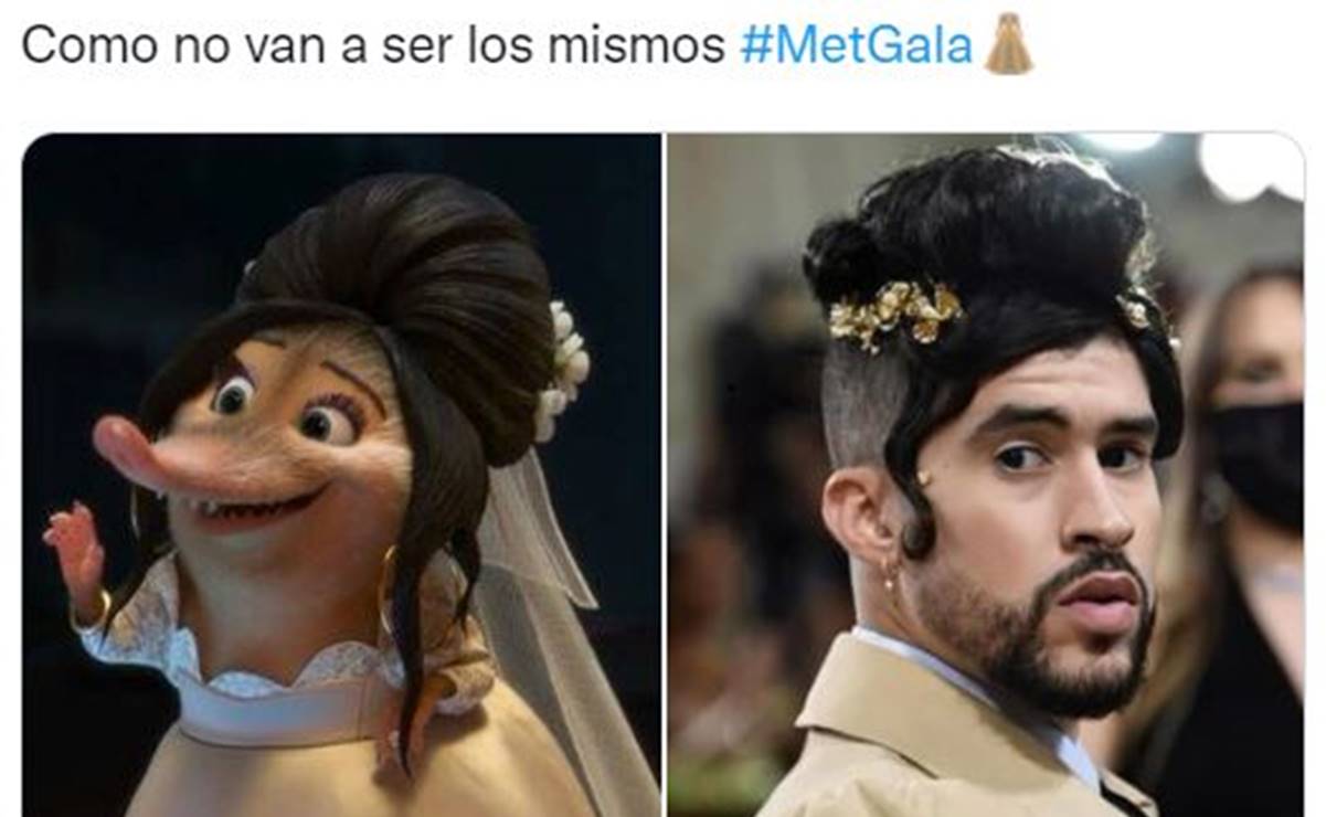 MET Gala 2022: Bad Bunny y su peinado de ¿la realeza?