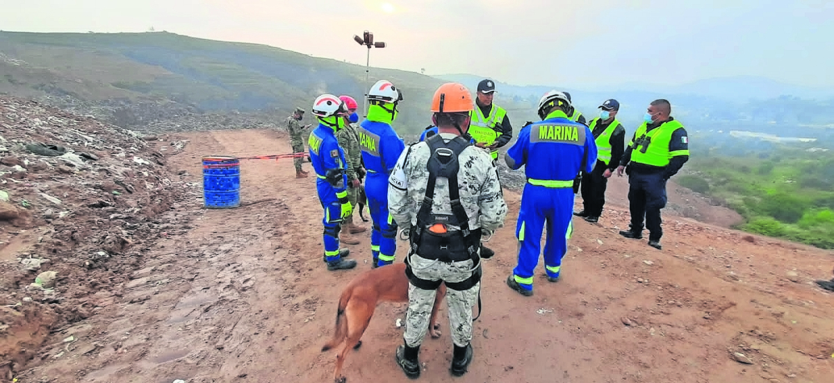 Son 2 las personas sepultadas en relleno sanitario