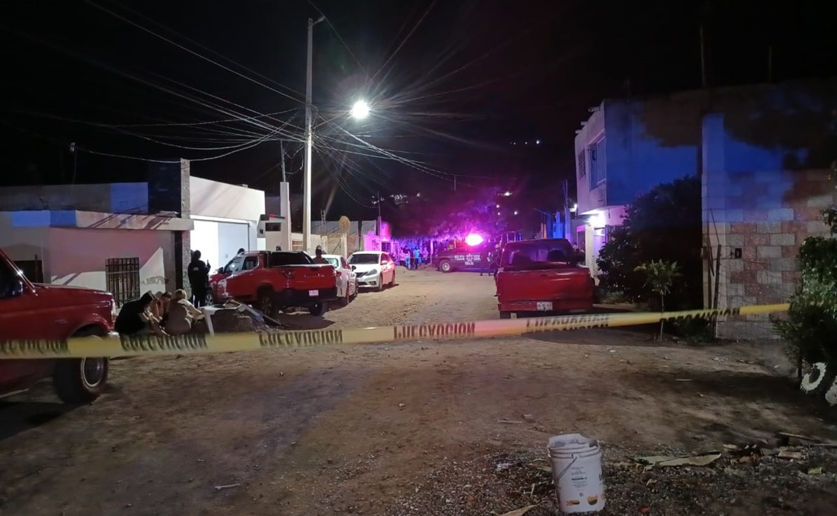 Investigan ataque a una familia en Culiacán; hay dos muertos y seis heridos, entre ellos cuatro menores