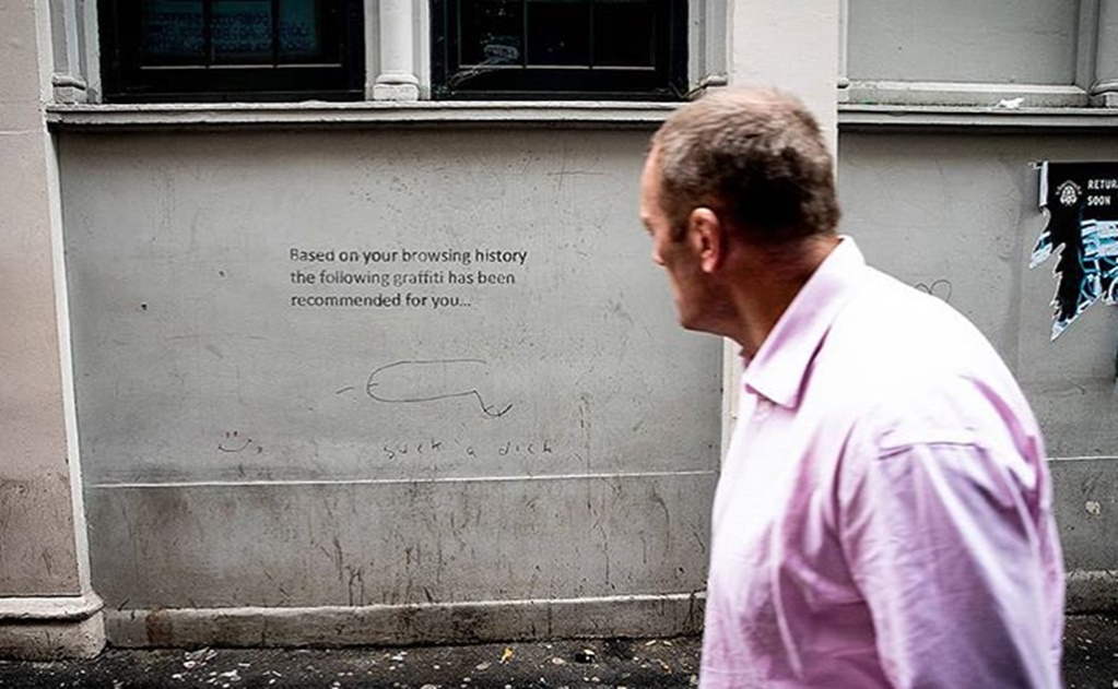 ¿La nueva obra de Banksy es un pene?