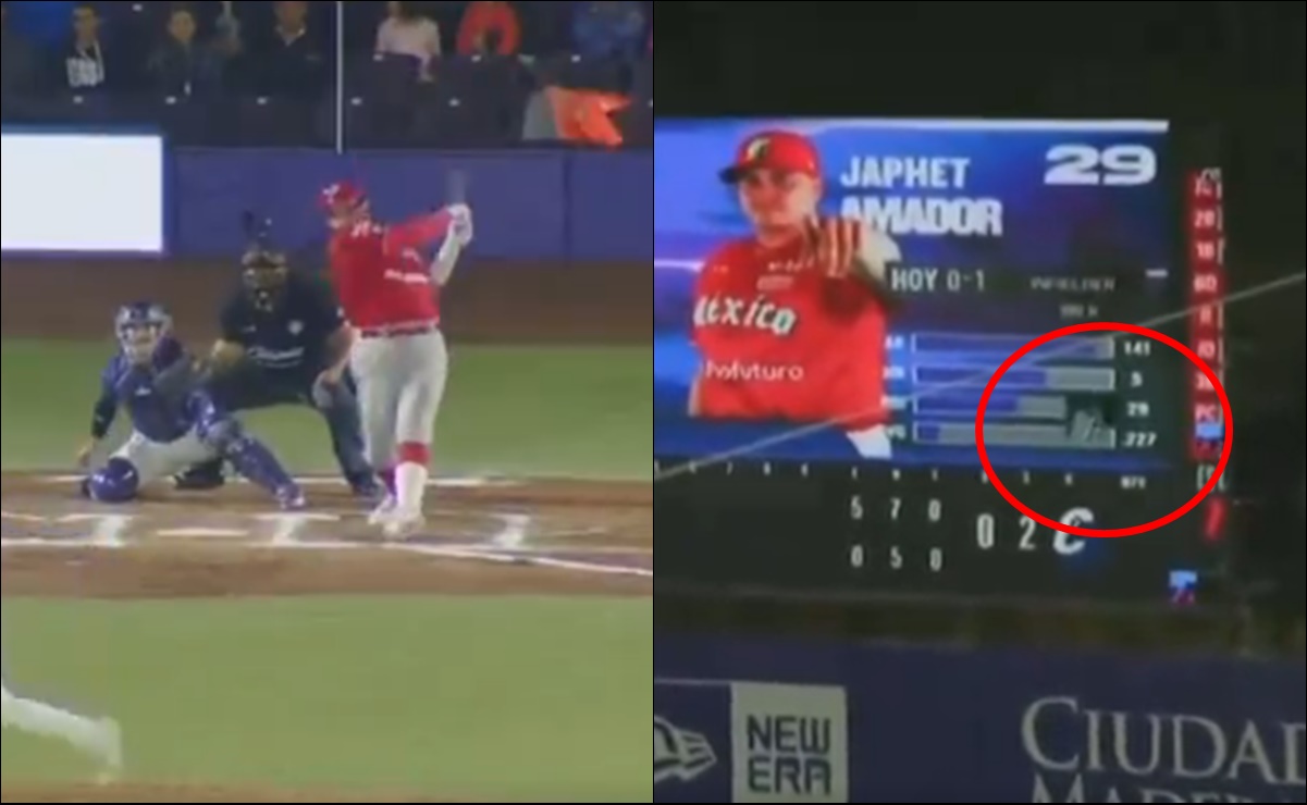 Histórico jugador pega jonrón para los Diablos Rojos del México y rompe la pantalla del estadio