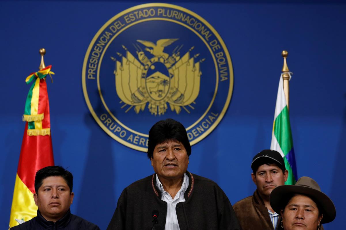 Evo Morales anuncia nuevas elecciones en Bolivia